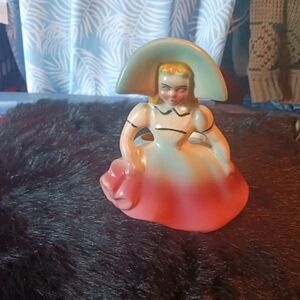 Vintage Shawnee Pottery Southern Belle Woman Planter 50’s